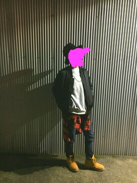 「improves（インプローブス）のアイテム（その他アウター）」を使った、いっせいさん（メンズ・166cm）の冬コーディネート