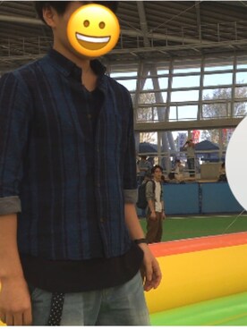 「COMME　CA COMMUNE（コムサコミューン）のアイテム（ジャケット/アウター）」を使った、btoさん（メンズ・166cm）の秋コーディネート
