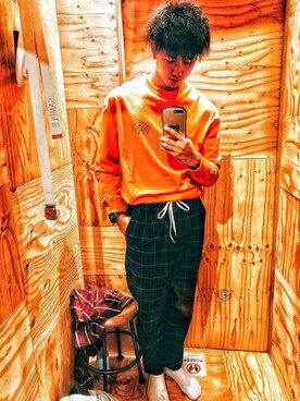 ちぇるしーさん（メンズ・174cm）の冬コーディネート