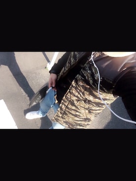 「AZUL by moussy（アズールバイマウジー）のアイテム（ダウンジャケット/コート）」を使った、ryusei0105さん（メンズ・168cm）の冬コーディネート