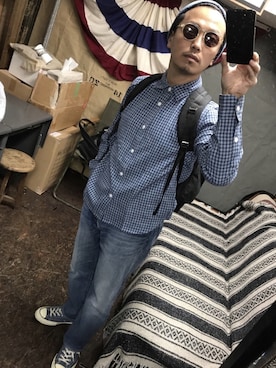 「G&F WORKERS」｜NobuoYamaguchiさん（メンズ・169cm）の秋コーディネート
