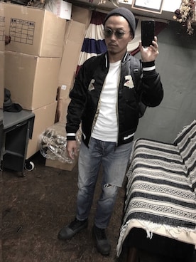 「G&F WORKERS」｜NobuoYamaguchiさん（メンズ・169cm）の秋コーディネート