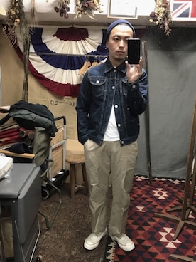 「G&F WORKERS」｜NobuoYamaguchiさん（メンズ・169cm）の秋コーディネート
