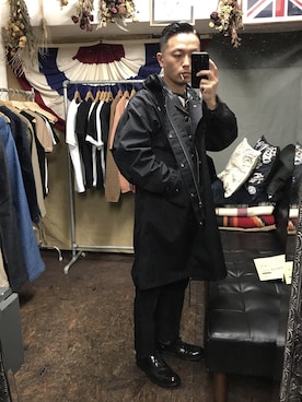 「UNIQLO（ユニクロ）のアイテム（ミリタリージャケット）」を使った、NobuoYamaguchiさん（メンズ・169cm）の秋コーディネート