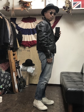 「G&F WORKERS」｜NobuoYamaguchiさん（メンズ・169cm）の春コーディネート