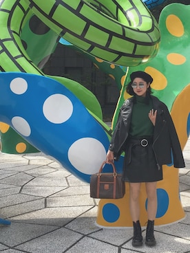 「モノートーン」｜「アイテム（その他）」を使った、りさる🙊さん（レディース・155cm）の春コーディネート