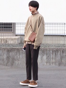 ろむしさん（メンズ・174cm）の春コーディネート