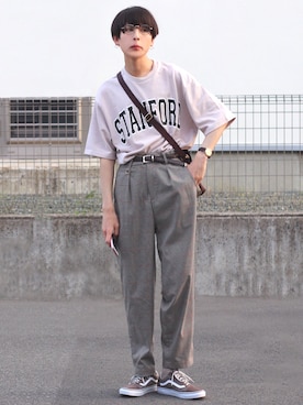 ろむしさん（メンズ・174cm）の春コーディネート