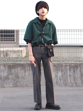 「KANGOL（カンゴール）の[KANGOL]Bamboo Jax Beret/[カンゴール]バンブー メッシュベレー（ハンチング/ベレー帽）」を使った、ろむしさん（メンズ・174cm）の春コーディネート