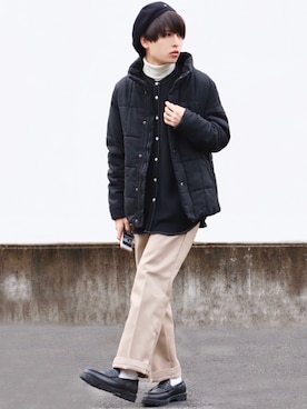 「ALU STANDARD（アルスタンダード）のアイテム（ジャケット/アウター）」を使った、ろむしさん（メンズ・174cm）の秋コーディネート