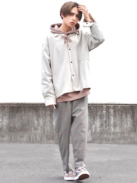 ろむしさん（メンズ・174cm）の春コーディネート