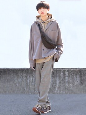 ろむしさん（メンズ・174cm）の春コーディネート