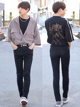 ろむしさん（メンズ・174cm）の春コーディネート