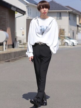 ろむしさん(メンズ・174cm)の春コーディネート