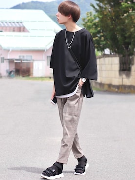 ろむしさん（メンズ・174cm）の春コーディネート