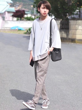 ろむしさん（メンズ・174cm）の春コーディネート