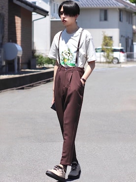 ろむしさん（メンズ・174cm）の春コーディネート