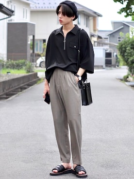 ろむしさん（メンズ・174cm）の夏コーディネート