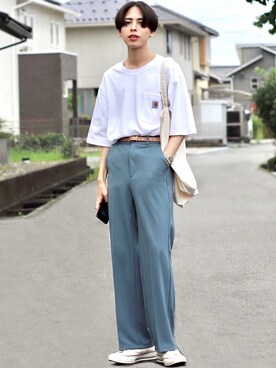 ろむしさん（メンズ・174cm）の夏コーディネート