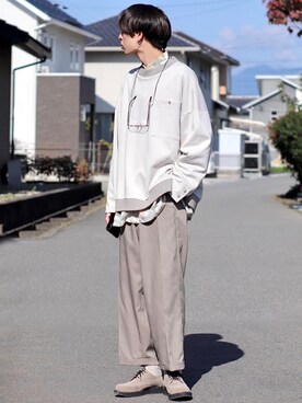 ろむしさん（メンズ・174cm）の秋コーディネート