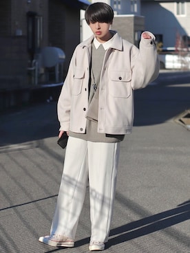 ろむしさん(メンズ・174cm)の冬コーディネート