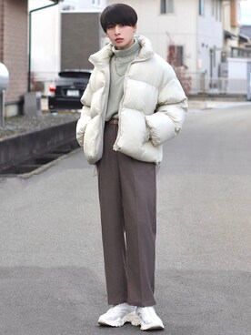 ろむしさん（メンズ・174cm）の冬コーディネート