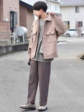 ろむしさん(メンズ・174cm)の冬コーディネート