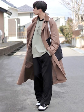 ろむしさん(メンズ・174cm)の冬コーディネート