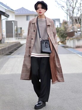 ろむしさん(メンズ・174cm)の冬コーディネート