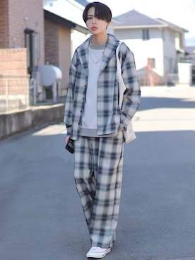 ろむしさん（メンズ・174cm）の冬コーディネート