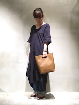 「HELIOPOLE（エリオポール）のアイテム（ワンピース/ドレス）」を使った、GA-SUさん（レディース・158cm）の春コーディネート