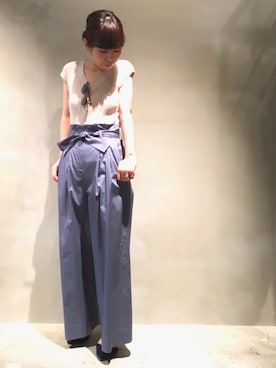 「raspail（ラスパイユ）のアイテム」を使った、GA-SUさん（レディース・158cm）の春コーディネート