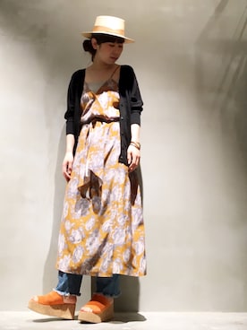 「HELIOPOLE（エリオポール）のアイテム」を使った、GA-SUさん（レディース・158cm）の春コーディネート