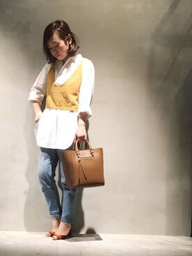 「HELIOPOLE（エリオポール）のアイテム（キャミソール）」を使った、GA-SUさん（レディース・158cm）の春コーディネート