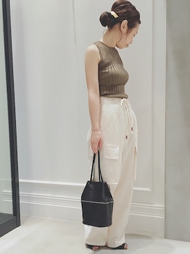 「HELIOPOLE（エリオポール）のアイテム」を使った、GA-SUさん（レディース・158cm）の夏コーディネート