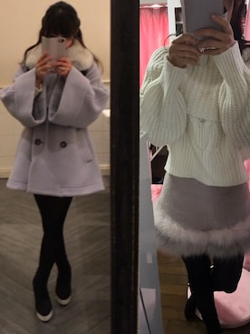 「スナイデル」｜「アイテム（その他アウター）」を使った、yuutanさん（レディース・148cm）の冬コーディネート