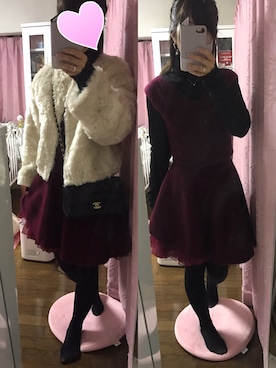 「スナイデル」｜「アイテム（その他アウター）」を使った、yuutanさん（レディース・148cm）の冬コーディネート
