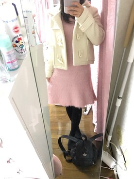 「スナイデル」｜「アイテム（ダッフルコート）」を使った、yuutanさん（レディース・148cm）の冬コーディネート