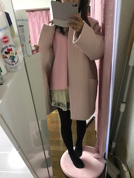 「スナイデル」｜「アイテム（その他アウター）」を使った、yuutanさん（レディース・148cm）の冬コーディネート