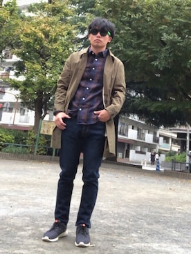 「アイテム（その他アウター）」を使った、Takiさん（メンズ・170cm・20代）の秋コーディネート