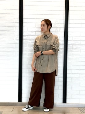 「CONVERSE TOKYO（コンバーストウキョウ）のアイテム」を使った、haruka.Sさん（レディース・160cm）の秋コーディネート