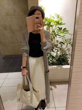 「classicalelf（クラシカルエルフ）のアイテム（スリッポン）」を使った、もぐ子さん（レディース・158cm）の秋コーディネート