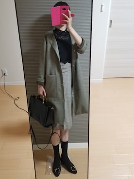 もぐ子さん（レディース・158cm）の秋コーディネート