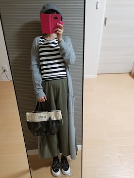 「classicalelf（クラシカルエルフ）のアイテム（スリッポン）」を使った、もぐ子さん（レディース・158cm）の秋コーディネート