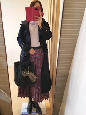 もぐ子さん（レディース・158cm）の冬コーディネート