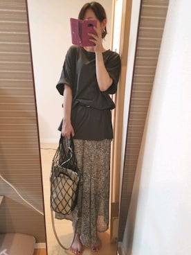 もぐ子さん（レディース・158cm）の夏コーディネート