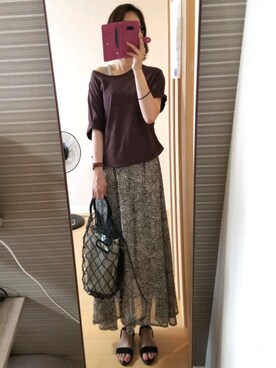 もぐ子さんのコーディネート