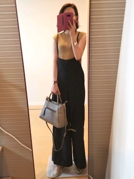 「haco!（ハコ）のアイテム（バングル/リストバンド）」を使った、もぐ子さん（レディース・158cm）の秋コーディネート