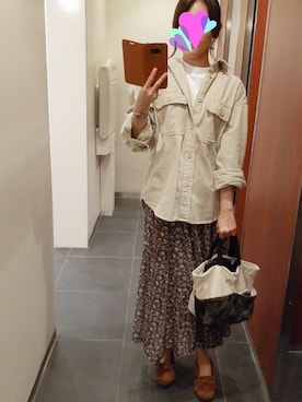 「Marc by Marc Jacobs（マークバイマークジェイコブス）のアイテム（アナログ腕時計）」を使った、もぐ子さん（レディース・158cm）の秋コーディネート