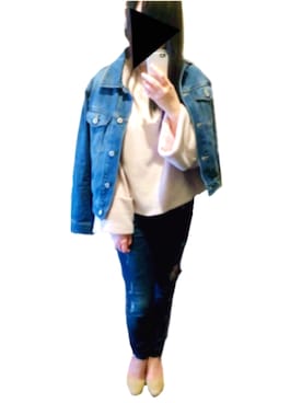 「aveil（アベイル）のアイテム（パンツ）」を使った、くまんさん（レディース・160cm）の春コーディネート